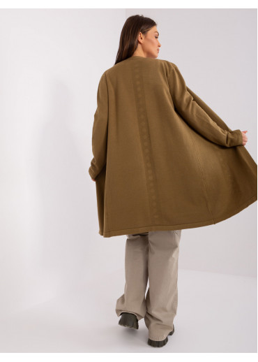 Olivovo zelený kardigán