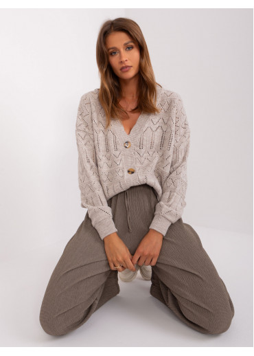 Béžovo hnedý sveter