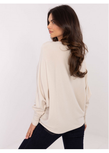 Béžovo hnedý dámsky sveter