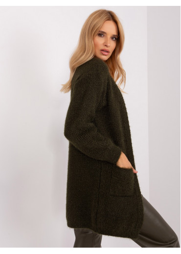 Khaki zelený kardigán