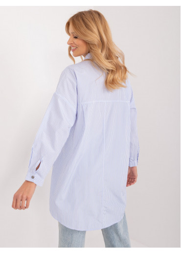 Svetlomodrá dámske košeľa