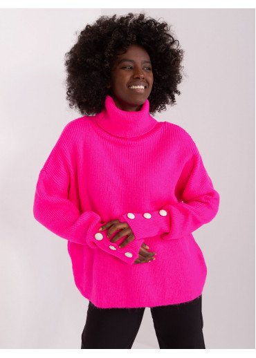 Neónovo ružový rolák