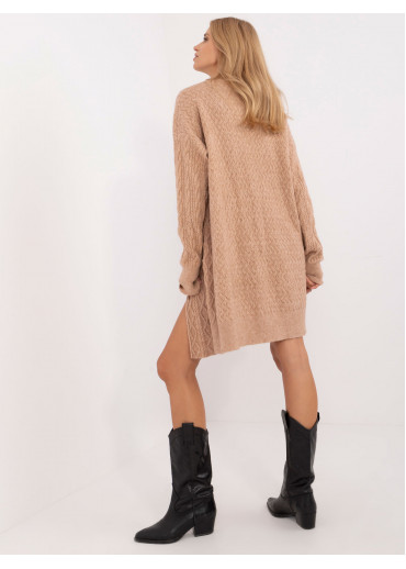 Hnedý dámsky kardigán