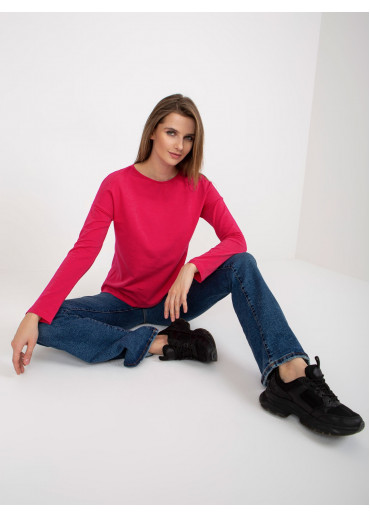 Fuchsiovo ružové basic tričko