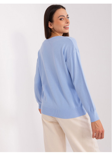 Svetlomodrý dámsky sveter