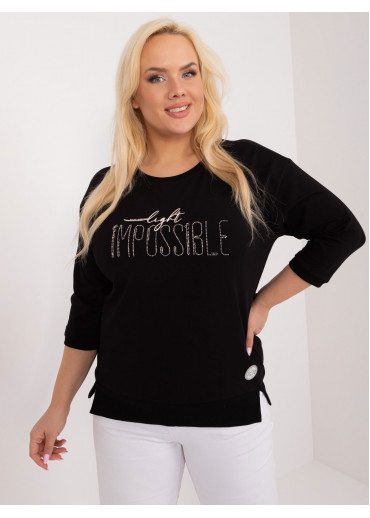 Čierne tričko s potlačou