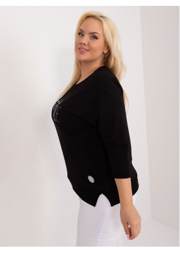 Čierne tričko s potlačou