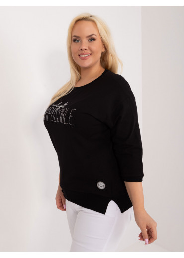 Čierne tričko s potlačou