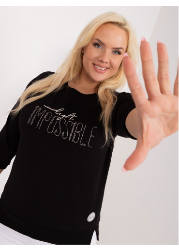 Čierne tričko s potlačou