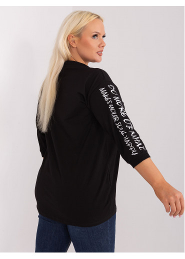 Čierne tričko s potlačou