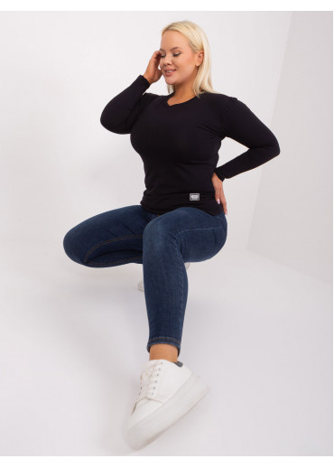 Čierne basic tričko