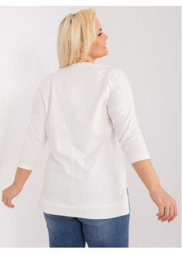 Smotanovo biele tričko s potlačou