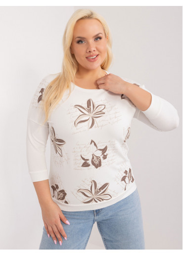 Smotanovo biele tričko s potlačou