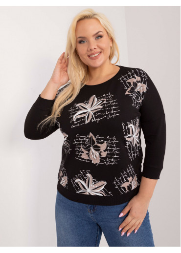 Čierne tričko s potlačou