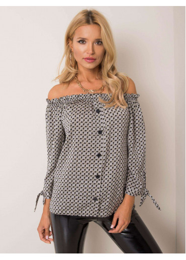 Čierna carmen blúzka