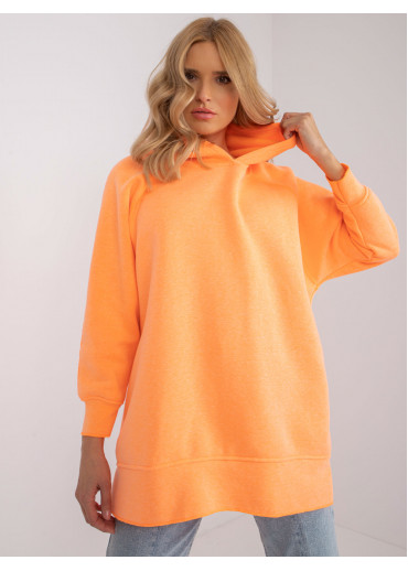 Oranžová mikinová tunika