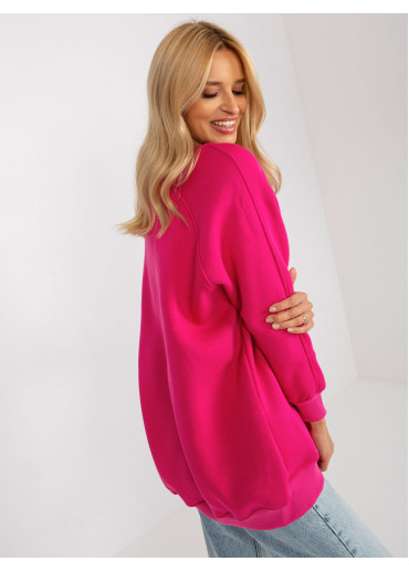 Fuchsiovo ružová mikina