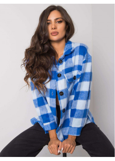 Svetlomodrá károvaná košeľa