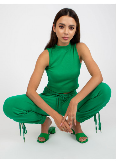 Zelený rolákový top