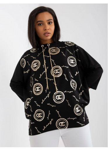 Čierne tričko s potlačou