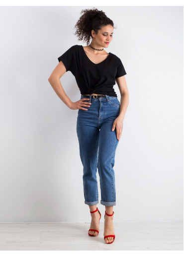 Čierne basic tričko