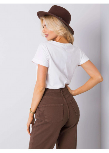 Biele bavlnené tričko