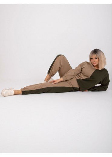 Khaki zelená tepláková súprava