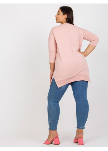 Púdrovo ružová tunika