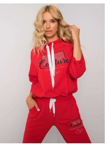 Červená tepláková súprava