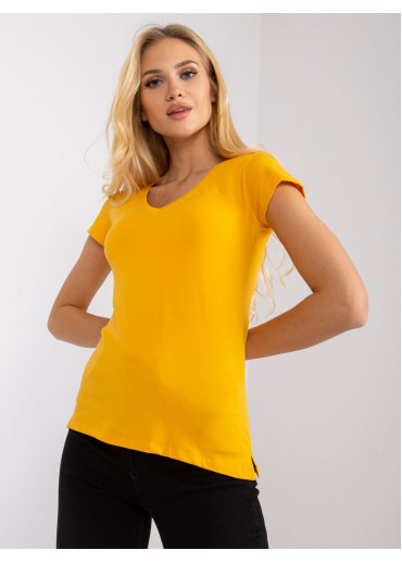 Žlté basic tričko