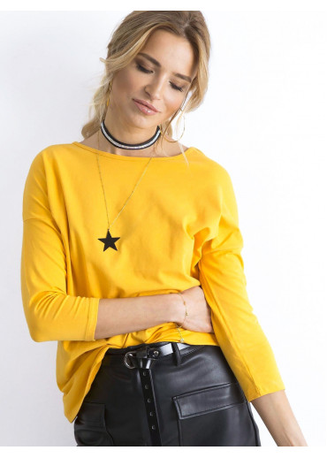 Karamelovo hnedé basic tričko