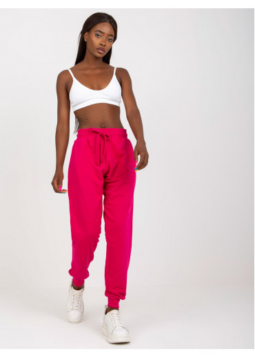 Fuchsiovo ružové tepláky