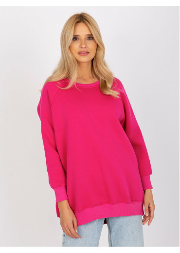 Fuchsiovo ružová mikina