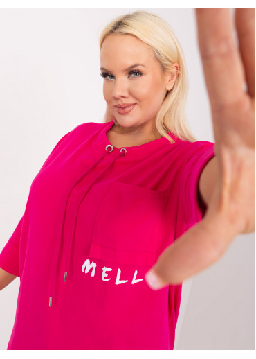 Fuchsiovo ružové tričko