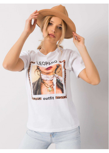 Biele tričko s potlačou