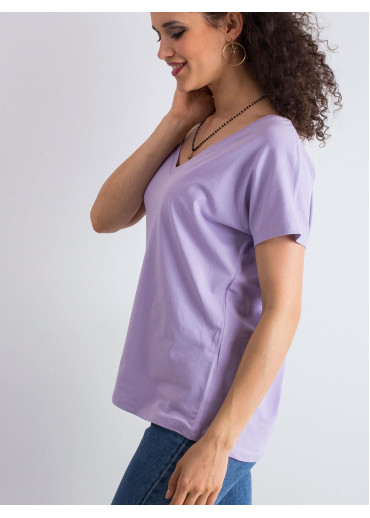 Fialové basic tričko