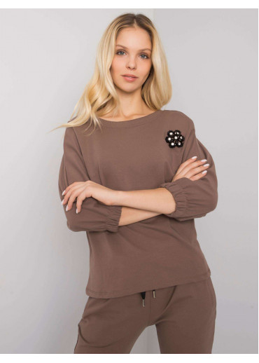 Hnedá tepláková súprava