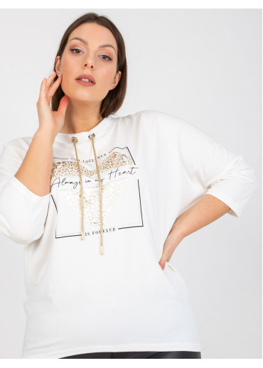 Biele tričko s potlačou