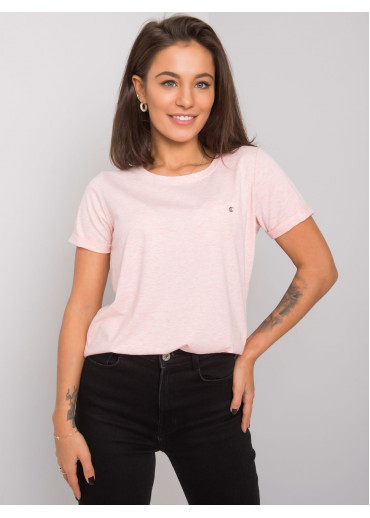 Ružové basic tričko