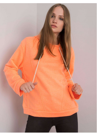 Oranžová mikina s kapucňou
