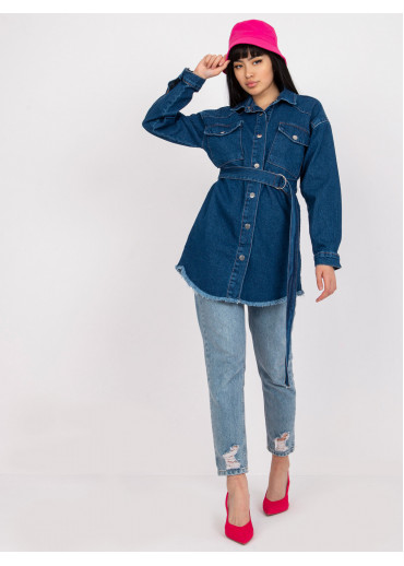 Modrá džínsová košeľa