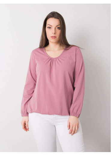 Tmavopúdrovo ružové tričko