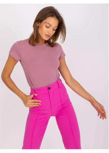 Ružové basic tričko
