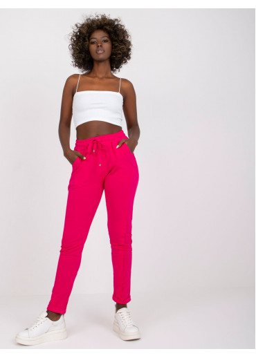 Fuchsiovo ružové tepláky