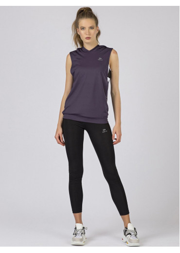 Fialové tričko s kapucňou