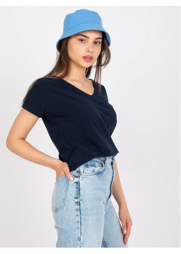 Modré basic tričko