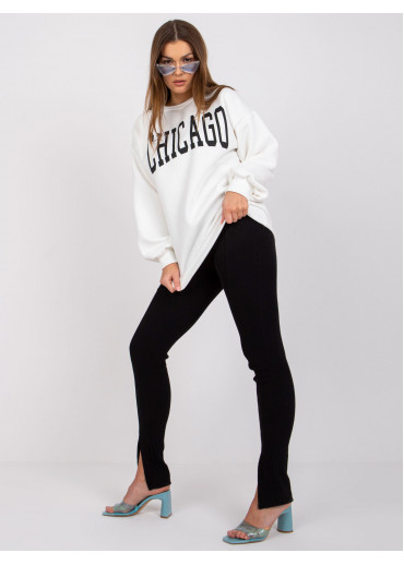 Biela oversize mikina