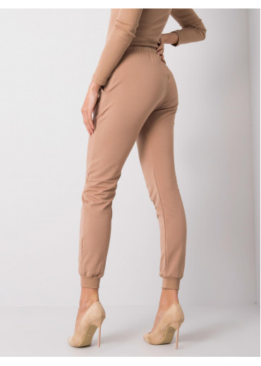 Hnedé basic tepláky