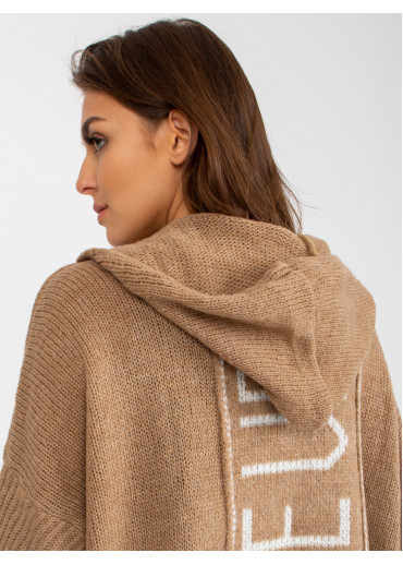 Béžovo hnedý kardigán