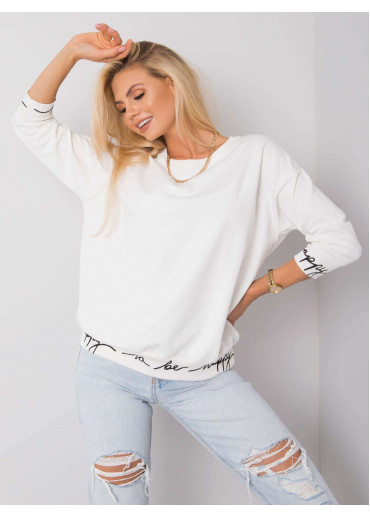 Smotanovo biela mikina